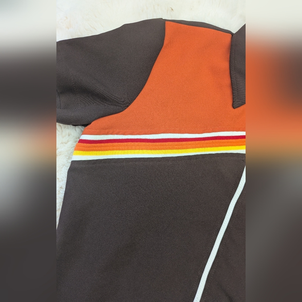 90s Tag Rag Striped Retro Zip Front Shacket - Picture 2 of 11